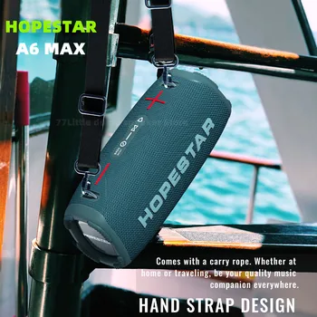 A6 MAX 120 W caixa de som TWS бас безжичен високоговорител RGB открит караоке високоговорители с висока мощност преносим водоустойчив Bluetooth говорител