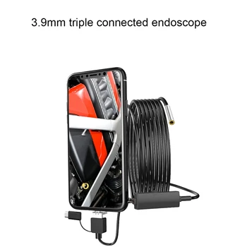 3 В 1 TYPE-C HD Ендоскоп е Водоустойчив USB 3.9 mm на 1 M Комплект За Ъпгрейд камера, 3D-Принтери, резервни Части За BIQU BX Аксесоари За Ъпгрейд