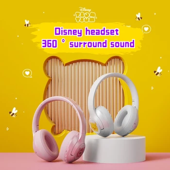 Disneylk03 висококачествени Безжични слушалки Bluetooth за красавици-студенти, спортна мода, Hi-Fi, HD, водоустойчива лампа