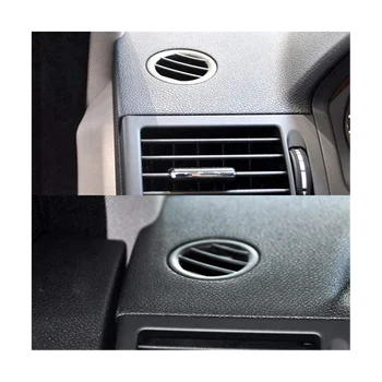 Подаване на въздух табло Кръгла Решетка на входящия Въздух Климатик за Mercedes-Benz C-Class W204 C200 C260 Черно Ляво