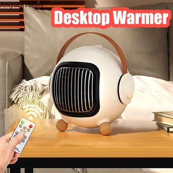 Тенис на Електрически Нагревател Вентилатор за горещ въздух на Преносими Домакински Вертикален Малък Нагревател Мини-Нагревател Акумулаторна Вентилатор-Топло