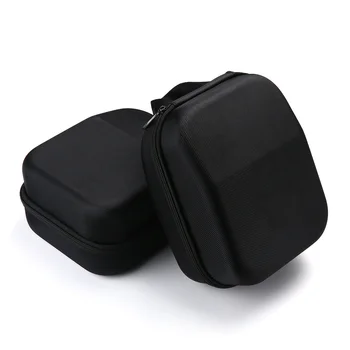 Черен твърд калъф за съхранение на слушалки ЕВА, здрава пътна кутия за пренасяне за слушалки Sennheiser HD598 HD600 HD650