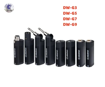 Alctron DW-G3 DW-G5 DW-G7 DW-G9 безжични приемник и предавател на Музикален инструмент на Микрофон Свързване на няколко устройства