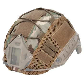 Тактически шлем, кърпа за бързо военен камуфлаж CS, чанта за каска, филтър за каска, военен шлем