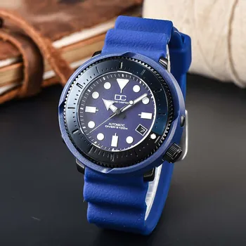 46 мм мъжки часовник от серията GS луксозни автоматични часовници NH35 от неръждаема стомана, водоустойчив часовници, сапфировые часовници