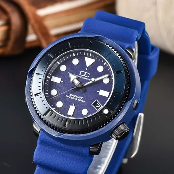 46 мм мъжки часовник от серията GS луксозни автоматични часовници NH35 от неръждаема стомана, водоустойчив часовници, сапфировые часовници