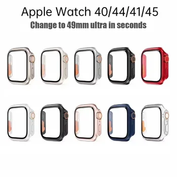 Втората промяна корпуса за Apple Watch с интегрирана обвивка и мембрана S8/7/6/5 41 външен вид часа 45 мм Второто промяна на Ultra 49 мм
