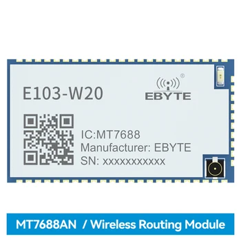 Безжичен модул маршрута със сериен порт 2,4 G до WiFi MT7628AN E103-W20 (7628) OpenWRT SDK AP STA 32 MB Flash + 128 MB DDR2 300 Mbit/PHY