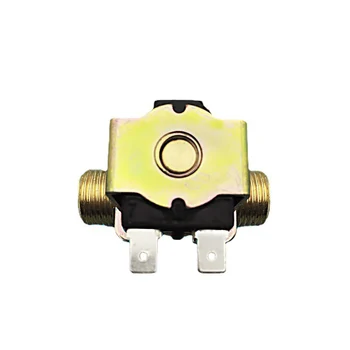 Сензор електромагнитен клапан месинг G1 / 2, 4-точков двоен външен вътрешен зъб, всмукателния клапан, бензинов клапан, водосточни клапан, клапан за включване / изключване на течаща тръба, норма