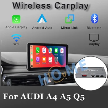 Безжична Carplay MMI Android Auto Interface кутия За AUDI A4 A5 Q5 S5 3G MMI система мултимедия Оригинално Актуализация на Екрана