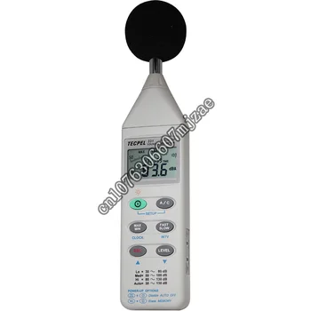 USB-регистратор на данни TECPEL DSL-331 с измерителем нивото на звука на 32 000 записа