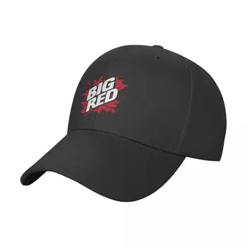 Най-добре продаваният бейзболна шапка с голям червен логото на Essential Design, бейзболна шапка, шапка с конете закопчалка отзад, мъжки и дамски шапка