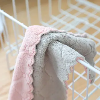 Кърпички за почистване на домакински, абсорбиращи вода в кухнята, утолщающие, за избърсване на ръцете, без косопад, без мазни петна, почистващи кърпи,