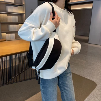 Модерна дамска чанта за колан, Ежедневни дамски поясная чанта и телефон, градинска поясная чанта в стил хип-хоп, мъжка чанта през рамо, Нагрудная чанта