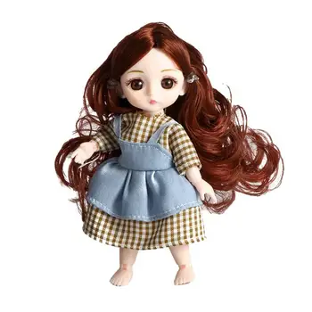 Кукла BJD Реалистични шарнирные кукли За деца на Принцеса Момиче Кукла играчка С модни дрехи и обувки на Първата кукла за бебета