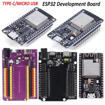 Модул за разработване на ESP32 38Pin TYPE-C/MICRO USB Безжичен модул NodeMCU-32S Lua WiFi Bluetooth-съвместима Такса за разширяване на GPIO