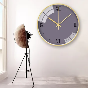 Обикновен стенен часовник в съвременния минималистичном стил Модерни Декоративни Стенни часовници