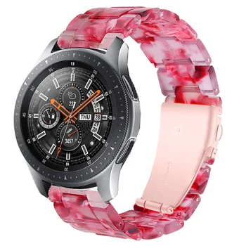 20-22 мм и Каишка от смола за Samsung Galaxy watch 3 41 мм active 2 40 мм Gear S3 смяна каишка за huawei GT2 GT3 GT 2 42 мм