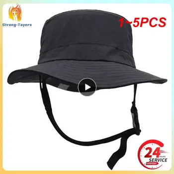 1 ~ 5 бр., Солнцезащитная шапка с широка периферия, Сгъваема Туристическа риболовна шапка за мъже и жени UPF50 +, Солнцезащитная шапка Рибар, за да сърфират