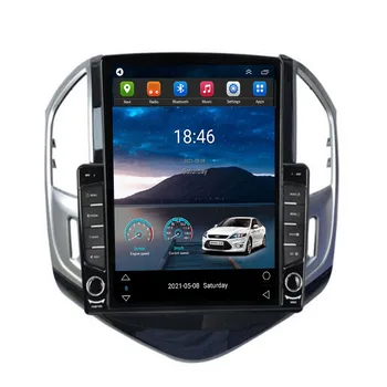 За Tesla Стил 2Din Android 12 Автомобилен Радиоприемник За Chevrolet Cruze J300 J308 2012 2015 Мултимедиен Плейър GPS Стерео Carplay DSP