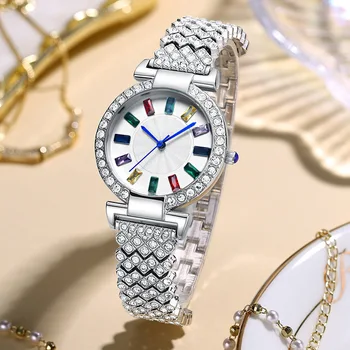 Нови Дамски часовници на Лента от неръждаема Стомана, Кварцов часовник, Модни Ежедневни часовници Relogio Feminino, Дамски ръчни часовници за студентки