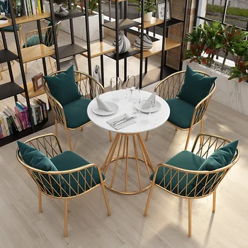 Модерни и луксозни трапезни столове, Изчистен италиански Дизайнер, Модерен Релаксиращ Сватбена стол, мебели за хола, Мебели за дома