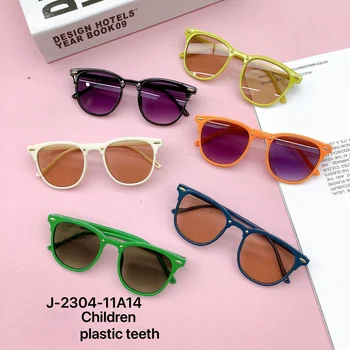 Нови модерни детски слънчеви очила Joker trend слънчеви очила за момчета за подиум, улични детски слънчеви очила на едро