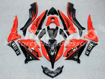 Нов Комплект Обтекателей за мотоциклети ABS, годни за YAMAHA Tmax 530 2015 2016 15 16, Комплект за тяло, страхотен Червен, черен