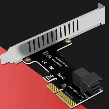 Адаптер твърдотелно устройство PCI E за СФФ-8643 Странично Карта PCIE За U2 PCIE X4 За SFF8643 за разширителни