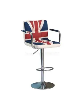 Прост бар стол бар стол на рецепцията на стол касата стол с повдигане на облегалката на стол за грим козметичен стол с модерен домашен стол
