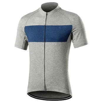 Мъжка риза за колоезденето с къс ръкав, Сиво яке-риза, Велосипедна дрехи, Пътни спортове, Бързосъхнеща, Дишаща топ за мотокрос в планините