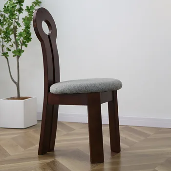 Дървени Столове за всекидневна Модерен Релакс Скандинавски дизайн Стол за трапезария Velvet градина Cadeira Gamer Мебели за дома MQ50KT