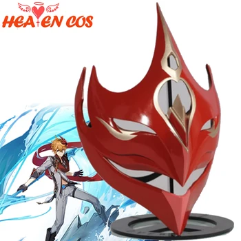 HeavenCos Game Genshin Impact Маска Тартальи, подпори за Cosplay