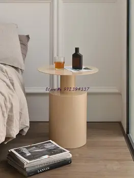 Nordic light, луксозна желязна нощно шкафче, просто малка странична масичка за спални, модерна масичка за съхранение, малък приставной маса, ъглова масичка