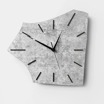Скандинавските безшумни творчески стенни часовници, стенни часовници за всекидневна, Необичайно изкуство, Стилен дизайн, Монтиране на украса в стил Horloge, Съвременната стенопис