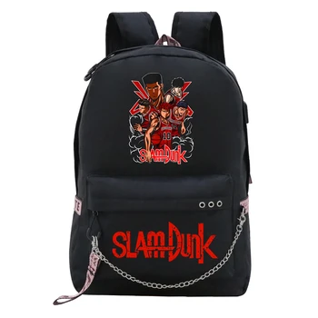Аниме SLAM DUNK Училищни чанти за момчета и Момичета, чанта за колеж, раница за лаптоп, Модерна Мъжка чанта, Студентски чанта за книги, Mochila Hombre