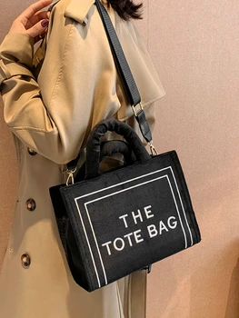Големи чанти-тоут за жени, Зимни Модерна Нова чанта-месинджър, Дамски Дизайнерски брандираната чанта-прашка, чанти през рамо с Високо Качество