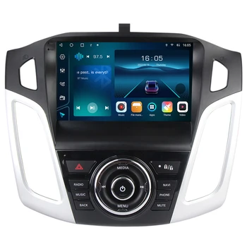 DamaoTek Авторадио Android 12.0 Автоматично Пълно Докосване 6 GB 128 GB Мултимедийно Автомобилно Аудио За Ford Focus 2011-2019 Безжичен CarPlay