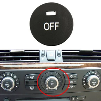 Авто климатик предни, въртящи се дръжки за контрол на Климата, Бутон, Подмяна на капаци за BMW 5 серия E60 E61, Аксесоари