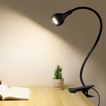 Гъвкава Тръба може да се Регулира Led Лампа USB Power Table Настолна Лампа Led Аквариумная Лампа С Зажимным Държач За Осветление на Аквариума С Рибки