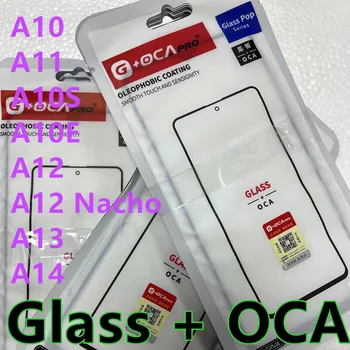 3 бр./Лот Стъкло + ОСА за Samsung Galaxy A10 A11 A10S A10E A12 A12 Светлин A13 A14 A32 5G Подмяна на външен LCD обектив, на предния екран