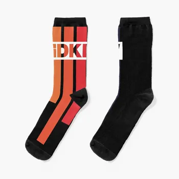 Чорапи Barras de Color iDKHOW против Logo Blanco 75, спортни чорапи за мъже, Смешни чорапи, дамски спортни чорапи за мъже
