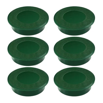 6 бр. капак за чаши за голф, зелена чаша за голф, зелена за активен отдих в градината в задния двор