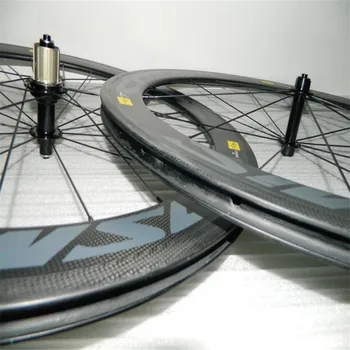 Сиво лого Пътен под наем Космически карбоновые колела Аргумент 60 мм, дълбочина 23 мм широчина на велосипедна карбоновая дължината на пара