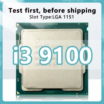 Core i3-9100 Процесор 3,6 Ghz, 6 MB 65 W 4 Ядра 4 конци на 14-нм Новия процесор на 9-то поколение LGA1151 i3 9100