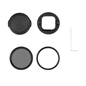 2023 Нов 52 mm UV-филтър ND2-400 с Преходен пръстен За Hero11/Hero10/Hero9, Черно Набор от Филтри за обектив ND UV, Аксесоари за фотоапарати