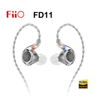 FiiO FD11 1DD Динамичен драйвер За слушалки-притурки Монитори Слушалки Hi-Res Аудио Слушалки с Подвижен кабел 2pin 0,78 мм Слушалки