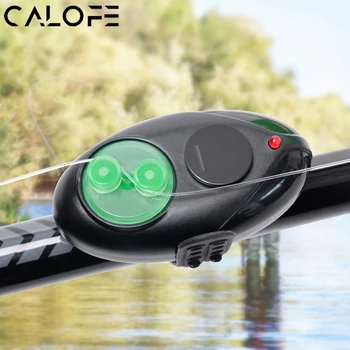 Calofe Sea Pole Fishing Електронна аларма Светещ Висока чувствителност Към Рибата Автоматичен сензор за Разговор Водоустойчив Скоба