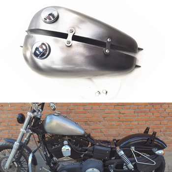 14Л Бензинов резервоар на мотоциклет с маслена капак За Harley Dyna 1999-2003