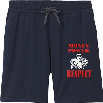 2017 Нови Мъжки къси панталони Scarface Money Power Respect-Pacino Гангстер-Alle С 3D принтом, мъжки къси Панталони, летни шорти